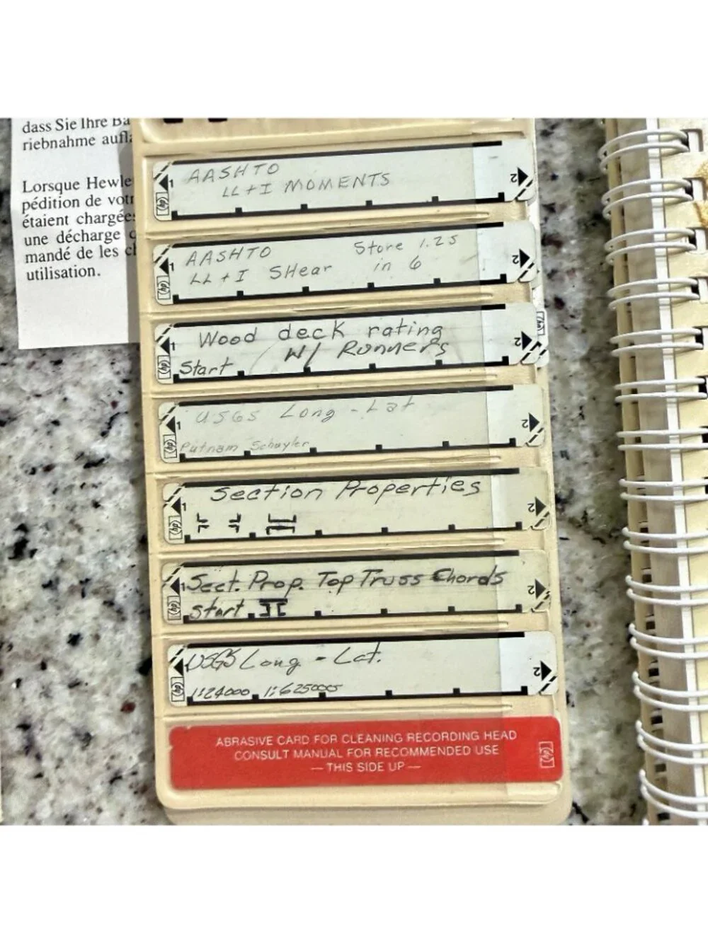 Vtg HP-67 Hewlett Packard Programmable Calculator Magnetic Cards Manuals Box